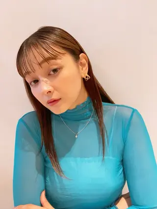 ロング 高松 莉璃のヘアスタイル