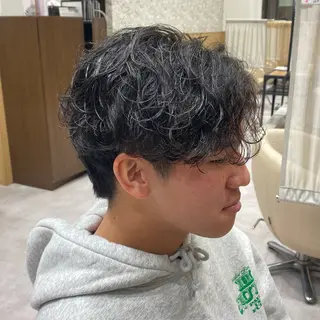 ショート パーマ メンズ UNIX所属・村上翼/ハンサム ショート/パーマのヘアスタイル