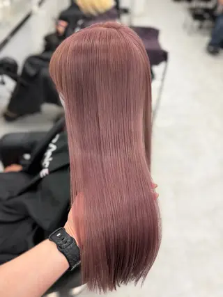 カラー 透ける透明感カラー 🎀anju/渋谷のヘアスタイル