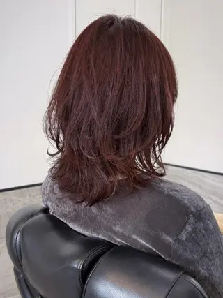 ミディアム カラー ハイトーン✨髪質 改善🫧/RYOのヘアスタイル