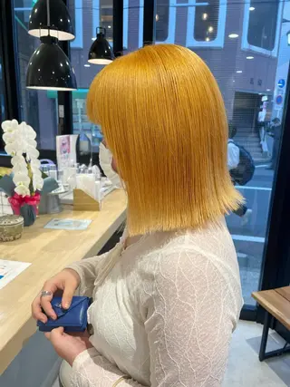 ミディアム カラー haru/レイヤー/ ウルフのヘアスタイル