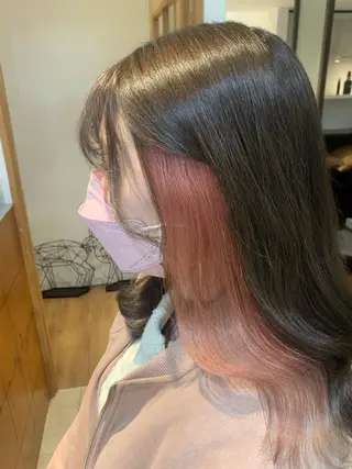 セミロング 庄司 沙羅のヘアスタイル