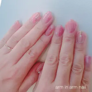 ネイル arm in arm ︎✿Yamamotoのマツエク・マツパデザイン