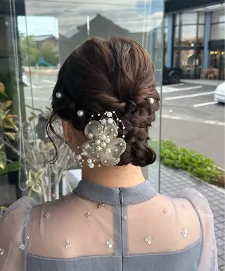 ミディアム ヘアアレンジ arika hair make所属・arika もえのヘアスタイル