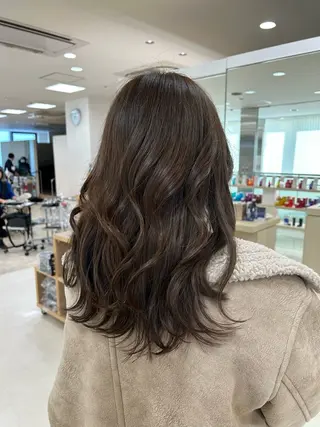 カラー 💜暖色系カラー/ ブリーチカラー💜のヘアスタイル
