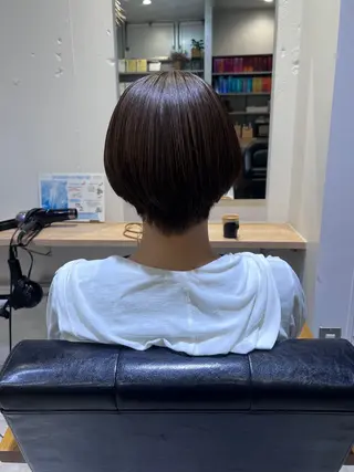 ショート 🫧三浦 未流/ ボブ/イヤリングのヘアスタイル