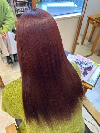 カラー トレンド甘めガーリー Mizuki☁️🫧のヘアスタイル