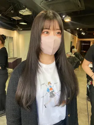 ロング カラー 地毛風艶カラー🌿 喜多夏海のヘアスタイル