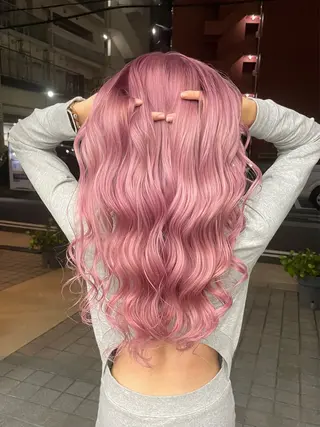 ロング カラー LINOET名古屋所属・齋藤 梨乃のヘアスタイル