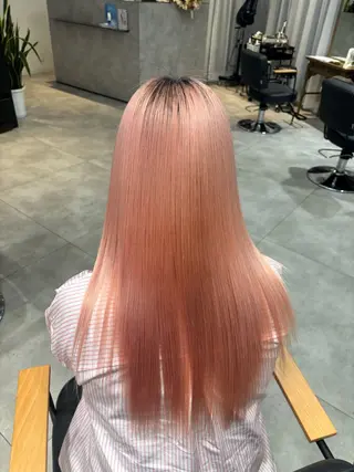 ロング Lian by Allure所属・[髪質改善]メテオ ストレート/あいとのヘアスタイル