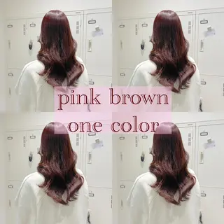 ロング カラー ピンクカラー🎀/ ミルクティー🍼花音のヘアスタイル