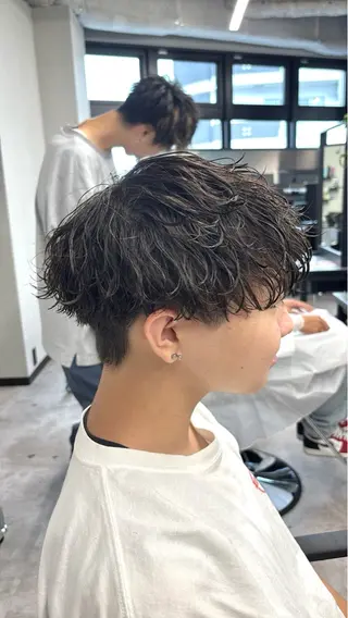 ショート パーマ メンズ メンズサロン/戸塚駅 東口3分/冨田大輝のヘアスタイル