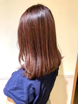 ミディアム カラー さかい なつみのヘアスタイル