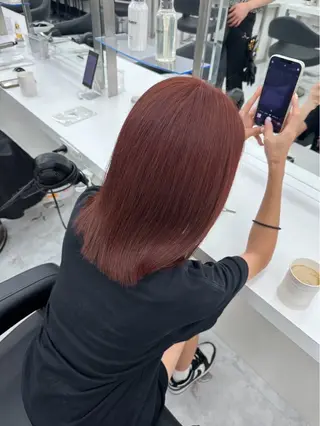 ロング カラー ♦️韓国トレンド暖色 🫗kazuki♦️のヘアスタイル