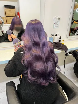ロング カラー ブリーチカラー 🩵MIZUKIのヘアスタイル