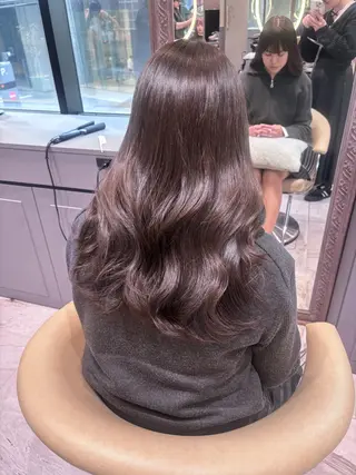 ロング カラー あさひ/艶髪 ／暖色カラーのヘアスタイル