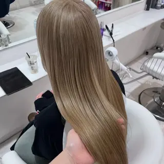 ロング カラー Parve Mix 森 美遥🇰🇷🩶のヘアスタイル