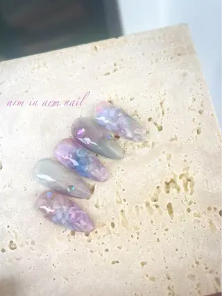 ネイル arm in arm ︎✿Yamamotoのマツエク・マツパデザイン