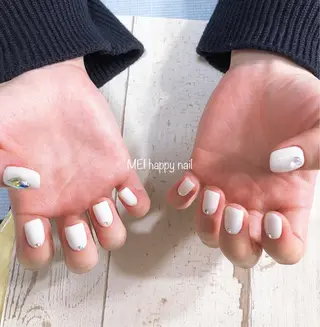 ネイル 北浦和 自爪育成ケアのネイルデザイン