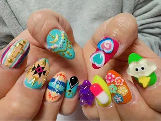 ネイル Nail Atelier IamI所属・アイアムアイ 大村磨衣のネイルデザイン