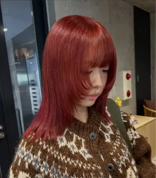 カラー 🍎ダブルカラー 🍎KUREA🍎のヘアスタイル