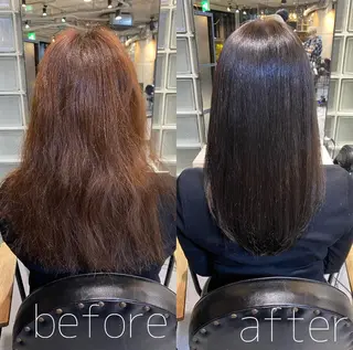 ロング 大橋 美咲のヘアスタイル