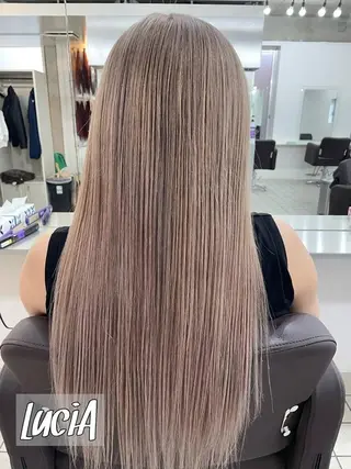 ロング カラー ヘアアレンジ LuciA/エクステ カラーのヘアスタイル