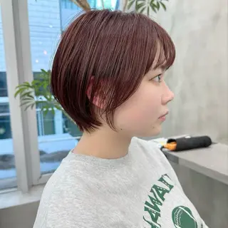 ショート カラー おぐらみゆう 🍎ボブ/ショートのヘアスタイル