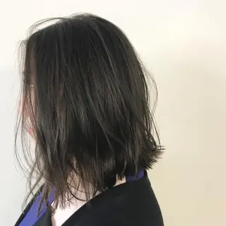 ミディアム カラー ボブ/大人ヘア k-two濱田のヘアスタイル