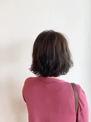 ショート カラー パーマ 中島 直哉のヘアスタイル