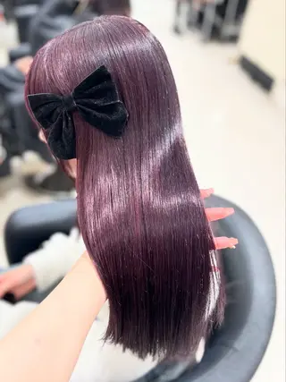 カラー ベージュ・ラベンダー カラー🎀りりのヘアスタイル