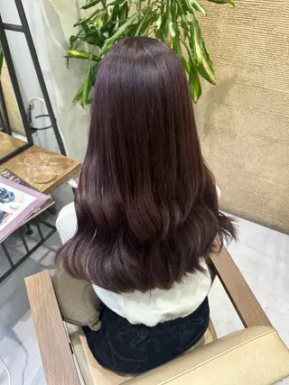 ロング カラー 髪質改善AUSTIN登戸所属・ICHIKA/暖色 カラー / Wカラーのヘアスタイル