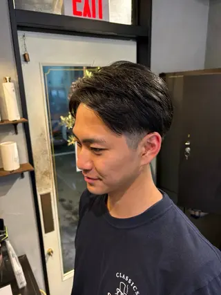 ショート カラー パーマ ヘアアレンジ メンズ キッズ HairSignature所属・ブリーチ指名神戸 No.1美容師RENのヘアスタイル