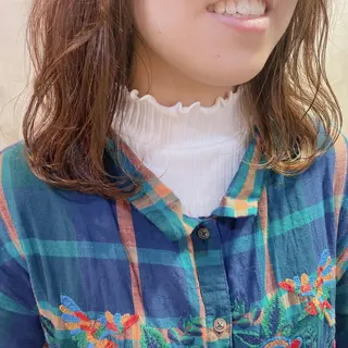 ミディアム カラー ヘアアレンジ stylist/蛯谷 珠里のヘアスタイル