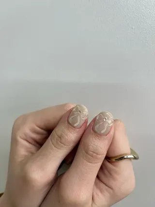 アイブロウ rina ニュアンス♡ワンホンのネイルデザイン