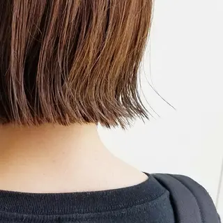 ショート カラー パーマ ヘアアレンジ iplus✴ まつげ、眉毛、耳つぼのマツエク・マツパデザイン