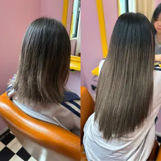 ミディアム チビ編み込みエクステ どぅ〜す/YUIのヘアスタイル