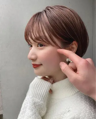 ショート 井上 一青のヘアスタイル