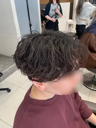 パーマ メンズ 小野 湊来のヘアスタイル