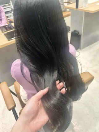 ロング カラー 🧸顔まわりカット 🧸山形紗奈のヘアスタイル