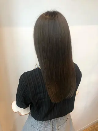 セミロング カラー VIVIE【ヴィヴィ】所属・髪質改善/韓国風 レイヤー/田村祐樹のヘアスタイル