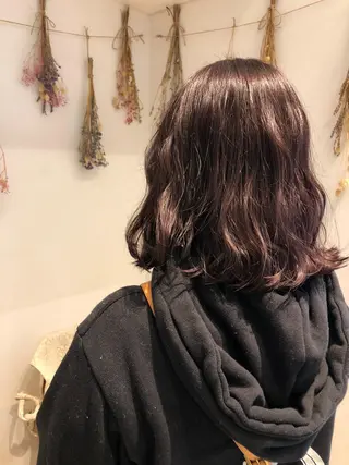 ミディアム カラー はだゆうき @hadadan08のヘアスタイル