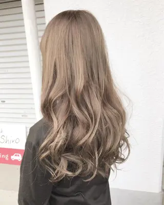 セミロング カラー レイヤーカット匠 イソザキノリユキのヘアスタイル