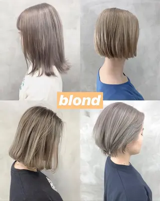 ミディアム カラー ブームボックス所属・🐝ハイトーンカラー hachi🐝のヘアスタイル