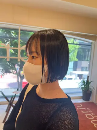 ショート ぷつっとボブ/ 似合わせ🥀原ちひろのヘアスタイル