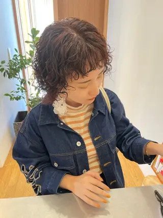 ショート カラー ちほ /ボブスタイルのヘアスタイル