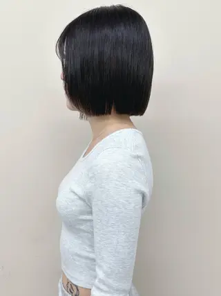 ショート 小顔ボブ/お悩み解決 /ボブパーマ/とういのヘアスタイル