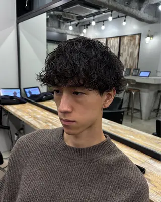 ショート パーマ メンズ 💈メンズ特化💈 テッペイのヘアスタイル