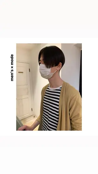 ショート カラー パーマ ヘアアレンジ メンズ キッズ ネイル マツエク・マツパ アイブロウ rewards成城学園前店所属・hiro【沿線で叶う 似合わせhair】のヘアスタイル