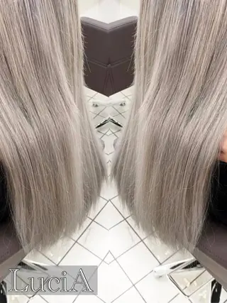 ロング カラー ヘアアレンジ LuciA/エクステ カラーのヘアスタイル